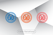 Vintage Water Wheel Logo Template, a Branding & Logo Template by Heavtryq Design (Thumbnail 2 of 4)