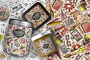 Designer Doodle Seamless Patterns, a Pattern Graphic by BALABOLKA (Thumbnail 6 of 8)