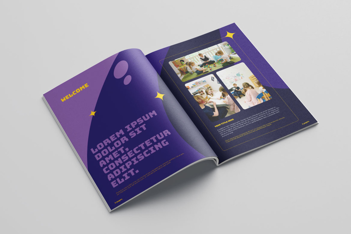 Preschool Brochure Vol.15, a Brochure Template by Bewalrus Studio (Photo 2 of 10)