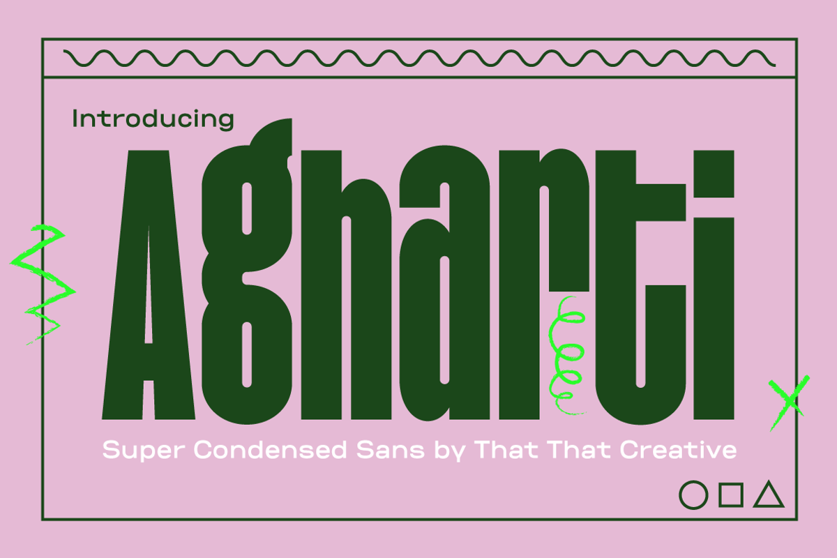 Agharti - Bold Display Font, a Sans Serif Font by That That Creative (Photo 1 of 18)