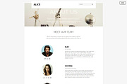 Alice: Classy Website Template, a HTML Template by Devero (Thumbnail 4 of 10)