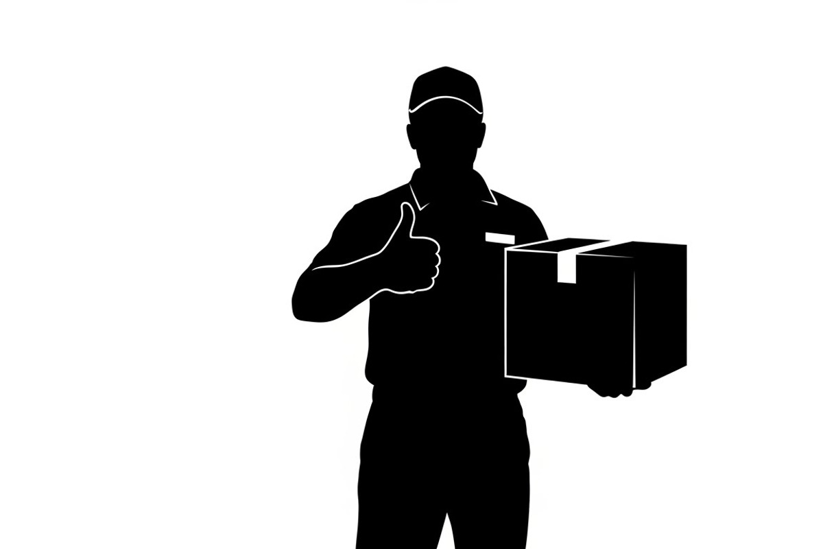 Delivery Driver Silhouette Pack, an Illustration by Amazin_art (Photo 8 of 26)