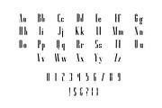 A La Mode, a Font by Loudoun Design Co. (Thumbnail 2 of 5)