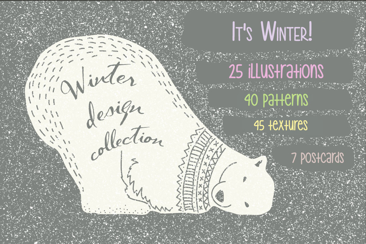Winter collection, an Animal Illustration by Julia Dreams (Photo 1 of 5)