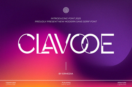 Clavooe || Modern Futuristic Sans Se