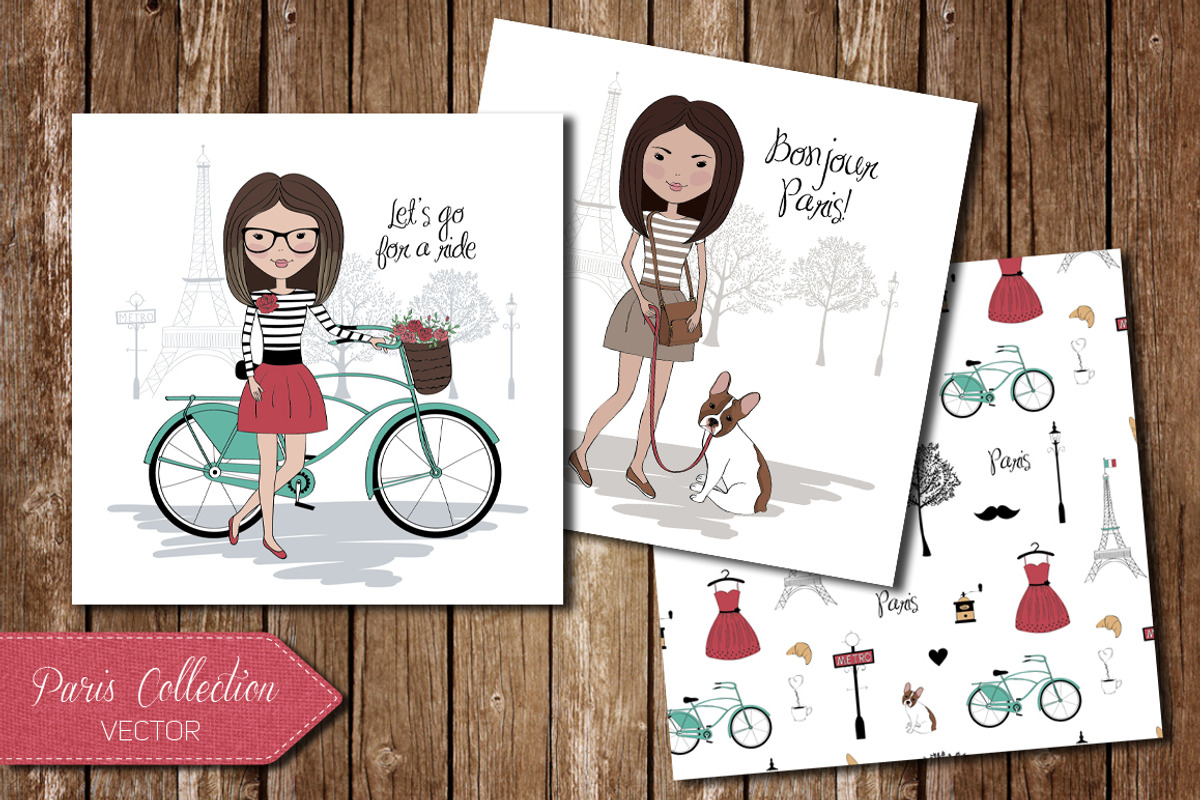 Paris Collection, a Background Graphic by Alina Tsesarskaya (Photo 1 of 5)