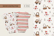 Winter construction, a Pattern Graphic by Olena Kuznietsova (Thumbnail 1 of 9)