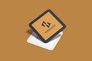 Square Business Card Mockup, a Books & Magazine Mockup by suciamairastd (Thumbnail 4 of 5)