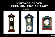 Vintage Clock Premium PNG Clipart, a Graphic by Graphicspixel (Thumbnail 2 of 5)