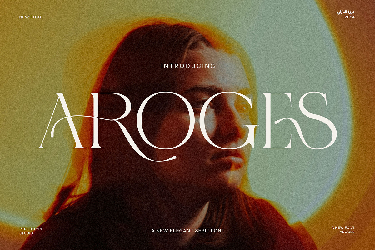 Aroges Elegant Serif Font, a Serif Font by Perfectype (Photo 1 of 8)