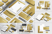 Branding Identity Mock-up, an Advertising Mockup by zippypixelstudio (Thumbnail 1 of 14)