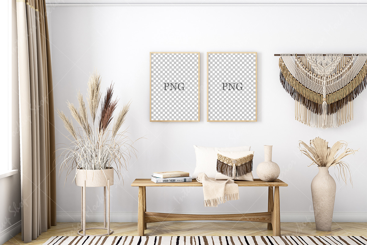Frame Mockup Boho - 965, a Print Template by Mockup Shop (Photo 3 of 3)