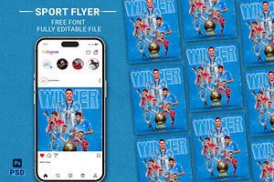 Rodri Sports Flyer Template