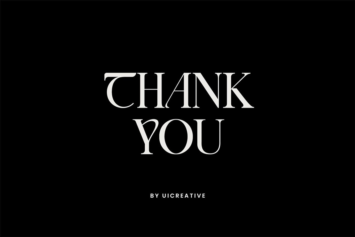 Monumental Modern Display Serif Font, a Serif Font by UICreative (Photo 13 of 13)
