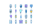 Colorful doodle icons representing, an Object Graphic by pikepicture (Thumbnail 1 of 3)