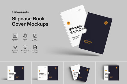 Slipcase Book Cover Mockups
