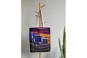 Template art, Semi Truck, a Poster Template by Boho Pixel Dust (Thumbnail 4 of 6)