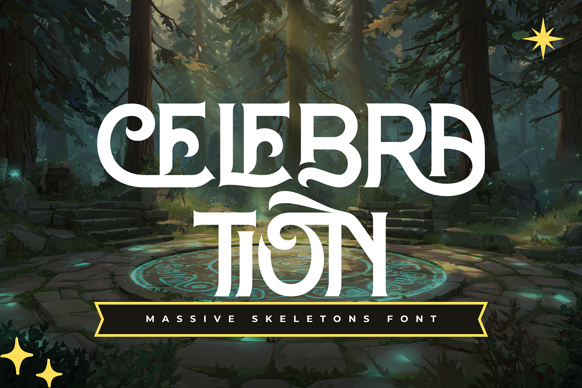 MASSIVE SKELETONS - VINTAGE FONT, a Serif Font by 177Studio (Photo 4 of 8)