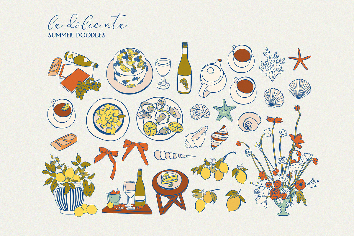 Italian Summer - La Dolce vita, an Object Illustration by lokko studio (Photo 3 of 9)