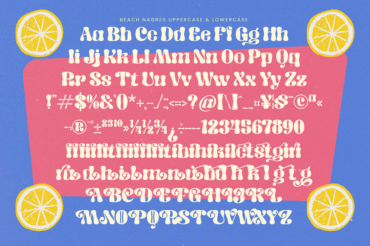 Beach Nagres Groovy Display Font, a Serif Font by timelesstype.co (Photo 19 of 20)