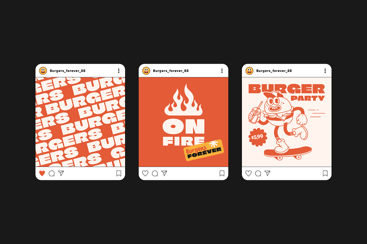 Super Burger Collection, a Background Graphic by Martyshova (Photo 17 of 22)