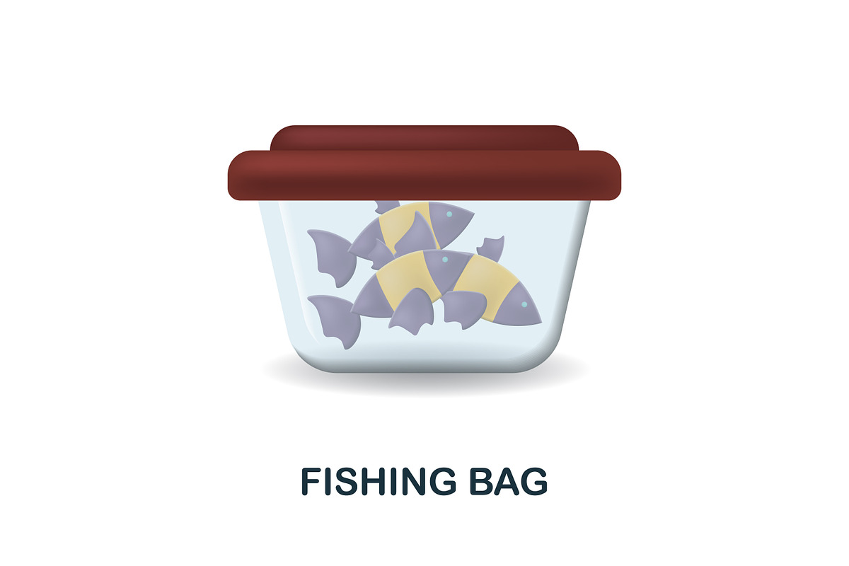 Fishing 3D Icons Set Bundle, an Object Graphic by Aimagenarium@gmail.com (Photo 19 of 21)
