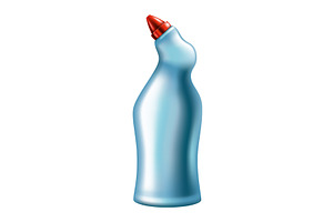 Liquid cleaning detergent for, an Illustration by Things for designers