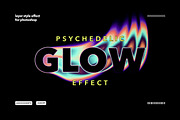 Psychedelic Glow Text Effect, a Layer Style Add-On by Milka (Thumbnail 1 of 5)