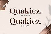 Sale! Quakiez - Luxury Modern Serif, a Serif Font by Almarkhatype (Thumbnail 15 of 16)