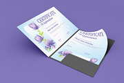 Purple Floral Certificate, a Stationery Template by Neermana (Thumbnail 2 of 4)