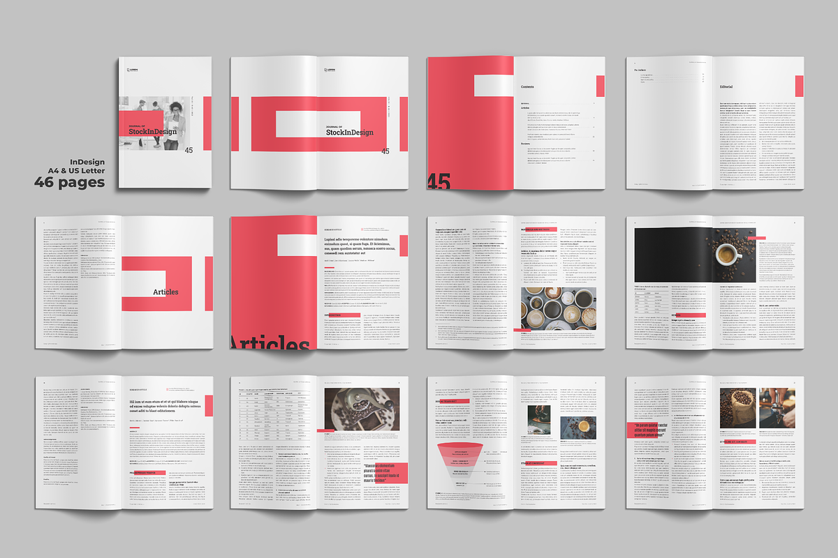 Academic Journal Template, a Brochure Template by StockInDesign (Photo 10 of 11)