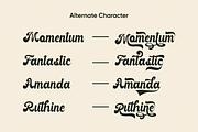 Rateline - Retro Script Font 2 Style, a Script Font by Essentials Studio (Thumbnail 7 of 15)