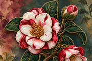 Beaded Camellia PNG, an Object Graphic by The Edit (Thumbnail 3 of 3)