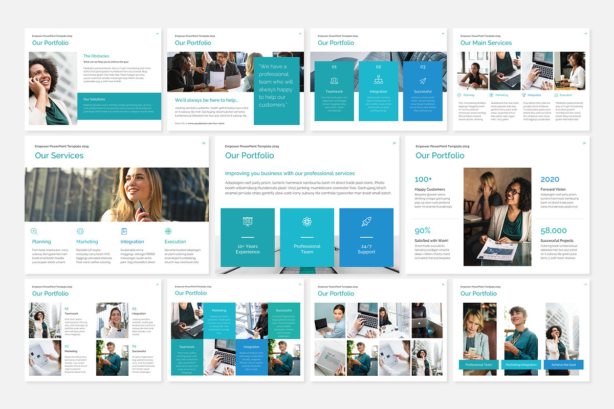 EMPOWER PowerPoint Template, a Presentation Template by Wipavee