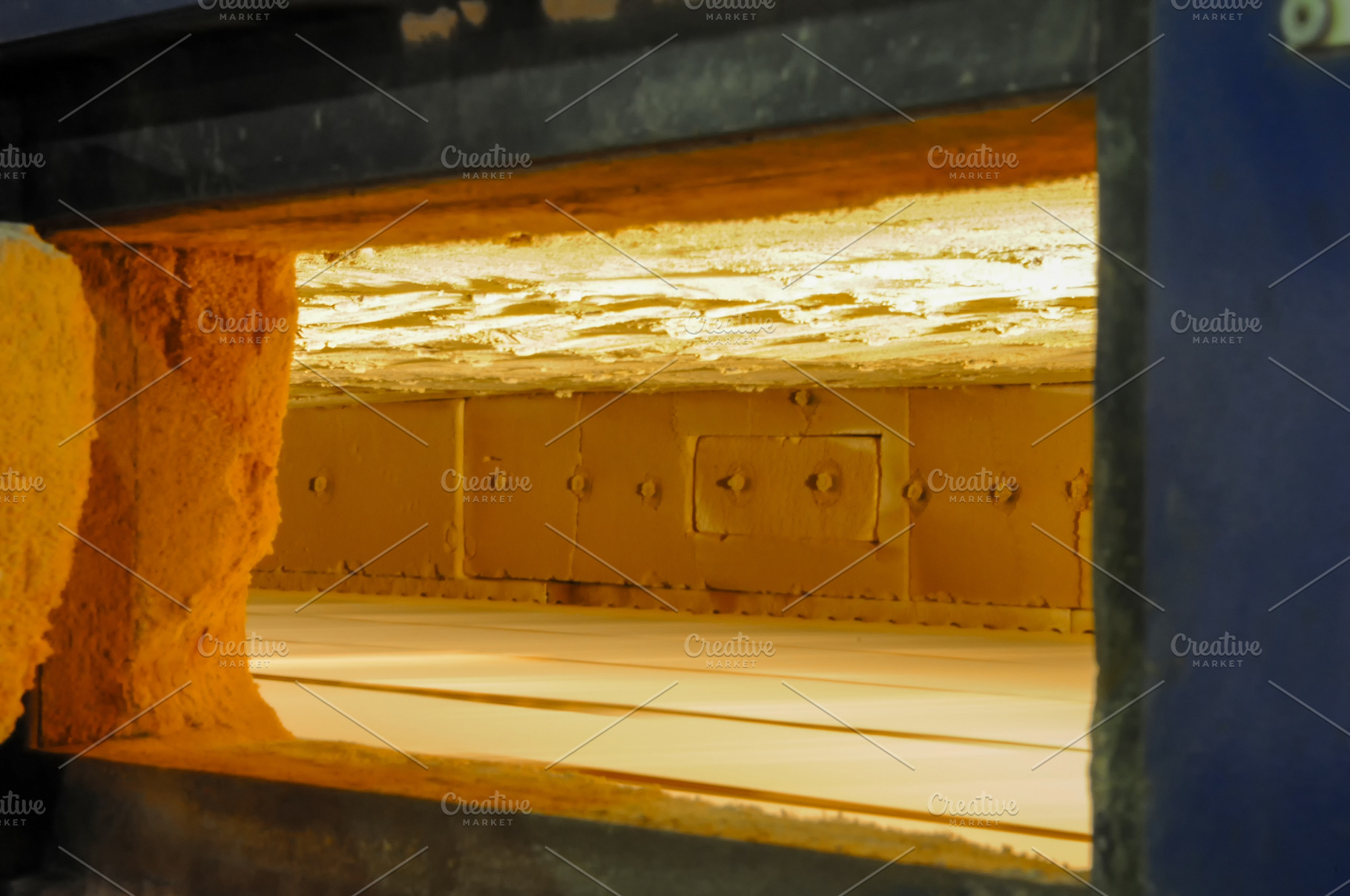 Ceramic Tile Kiln Interior Firing Process, an Industrial Photo by Davizro's Market