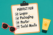 Ordinary Summer Playful Display Font, a Handwritten Font by Littlehand (Thumbnail 7 of 9)