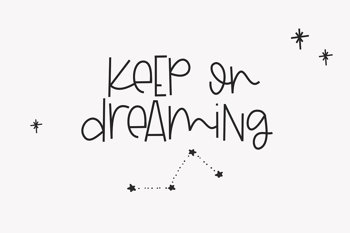 Sweet Dreamer - Fun Handwritten Font preview 2