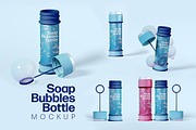 Soap Bubble Bottle Mockup Set, a Product Mockup by McLittle Stock (Thumbnail 1 of 6)