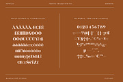 Frenia Modern Serif Typeface, a Serif Font by RantautypeStudio (Thumbnail 15 of 15)