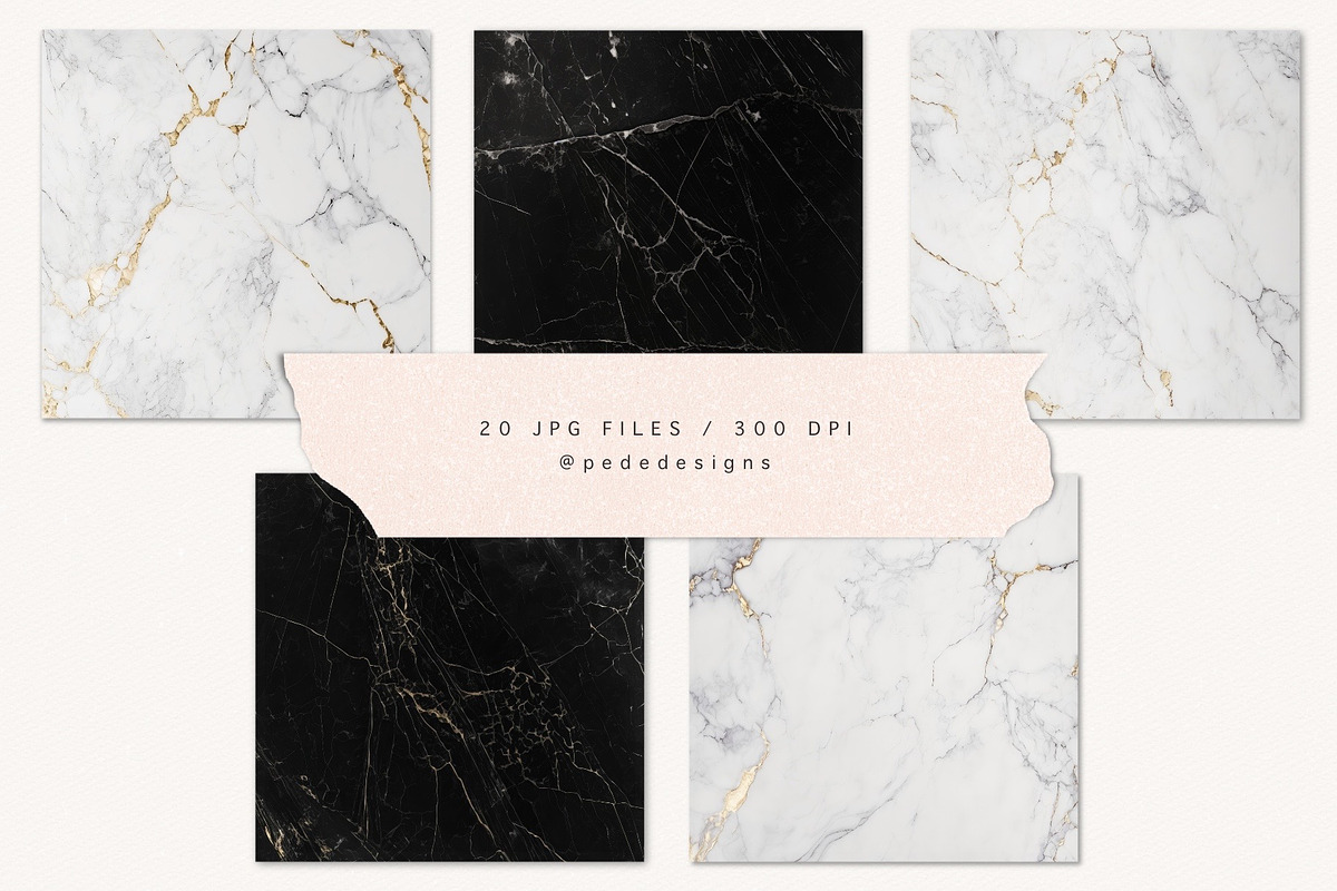 Elegant Stone Marble Backgrounds, a Texture Graphic by PeDe Designs (Photo 5 of 5)