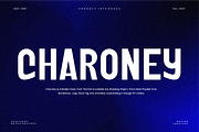 Charoney - Modern Sans Font, a Sans Serif Font by QR Design Studio (Thumbnail 1 of 6)