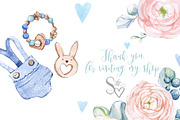 Watercolor Honey GIRL&BOY collection, an Animal Illustration by S_ARTLOVE (Thumbnail 11 of 11)