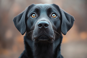 Close-up portrait of a focused black, an Animal Photo by Pixeness Studio