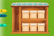 Game wooden store windows set, a Templates & Theme by julia_musdotter (Thumbnail 8 of 21)