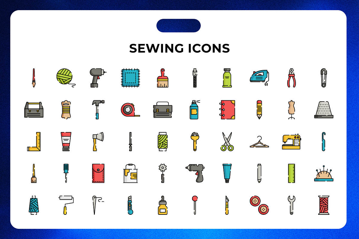 Sewing Icons, an Icon by Wencory