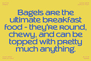Bagel Boy | Sans Serif Display Font, a Sans Serif Font by Blythe Green (Thumbnail 4 of 9)