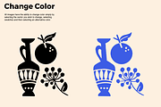 Abstract Linocut Vector Set, an Animal Illustration by ClayStudio (Thumbnail 3 of 6)