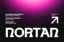 Nortan – A Futuristic Modern Display