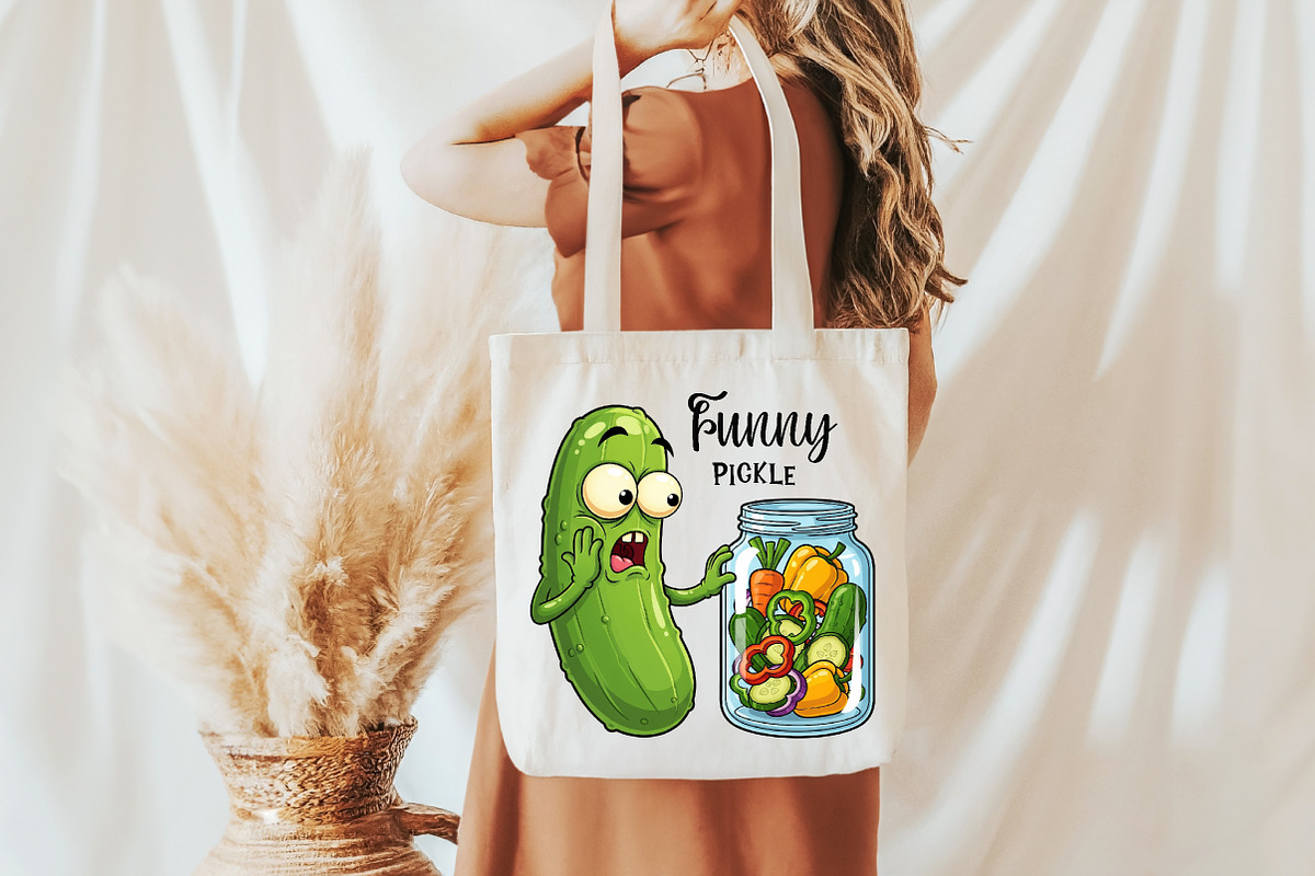 Funny Pickle Lover PNG, an Illustration by Craft Nest (Photo 3 of 6)