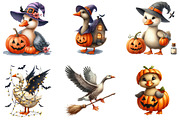 Goose Halloween Clipart, an Illustration by DreamArtGraphic (Thumbnail 4 of 5)